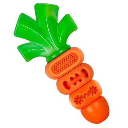Carrot-Shaped Tough Chew Toy for Powerful Chewers