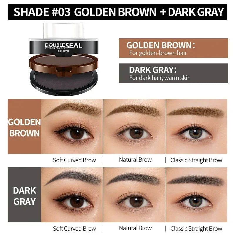 Golden Brown + Dark Gray