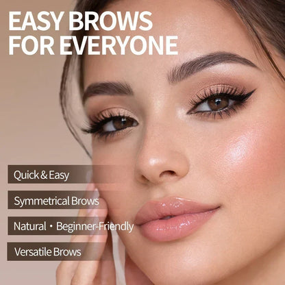 🔥 LAST DAY: BUY 1 GET 1 FREE 🌸 2-Color Waterproof Brow Stamp Kit for Quick, Natural-Looking Brows