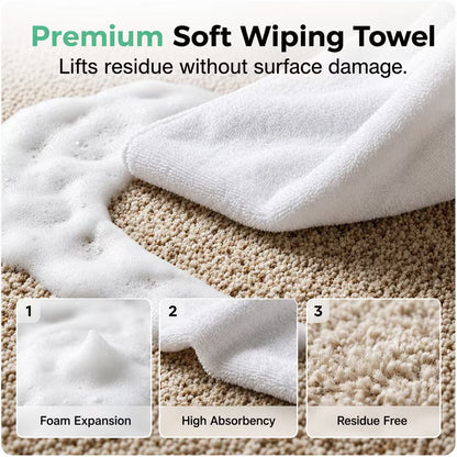 Stain Waterless Carpet Foam Renovator - Free towels