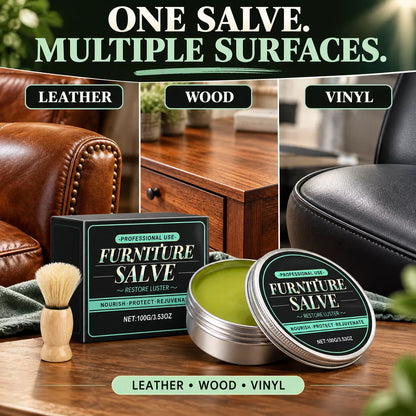 Leather & Furniture Repair Salve + FREE Applicator Brush