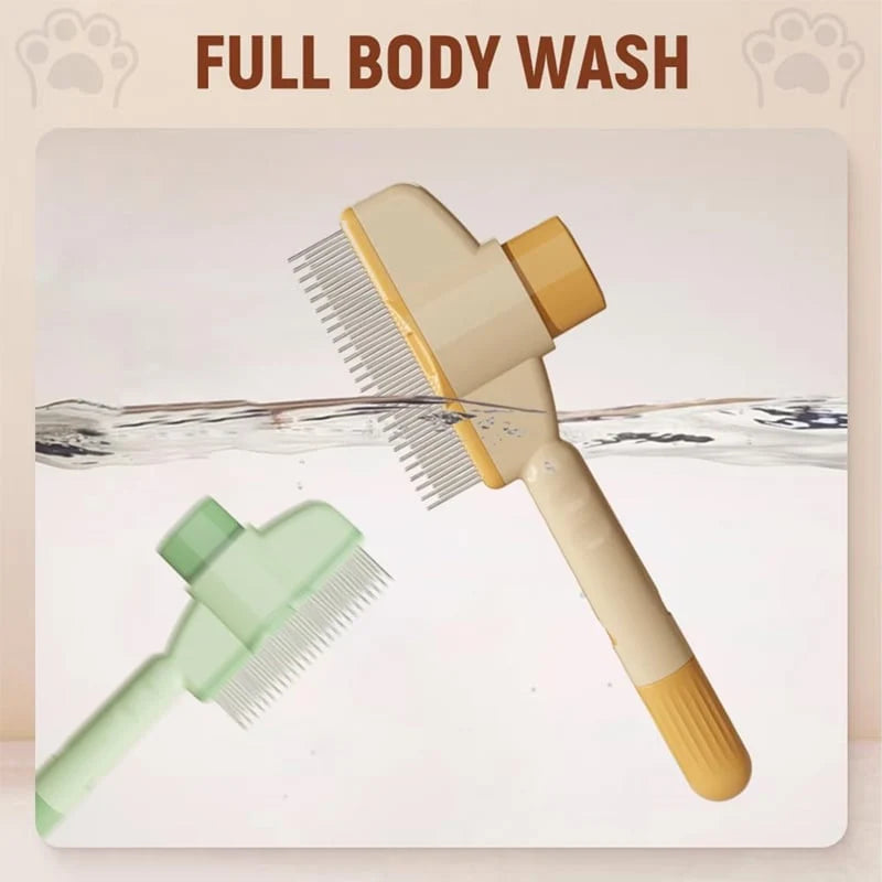 Self-Cleaning Pet Grooming Brush