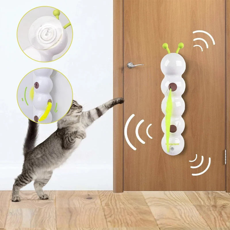 Interactive Electric Caterpillar Cat Toy