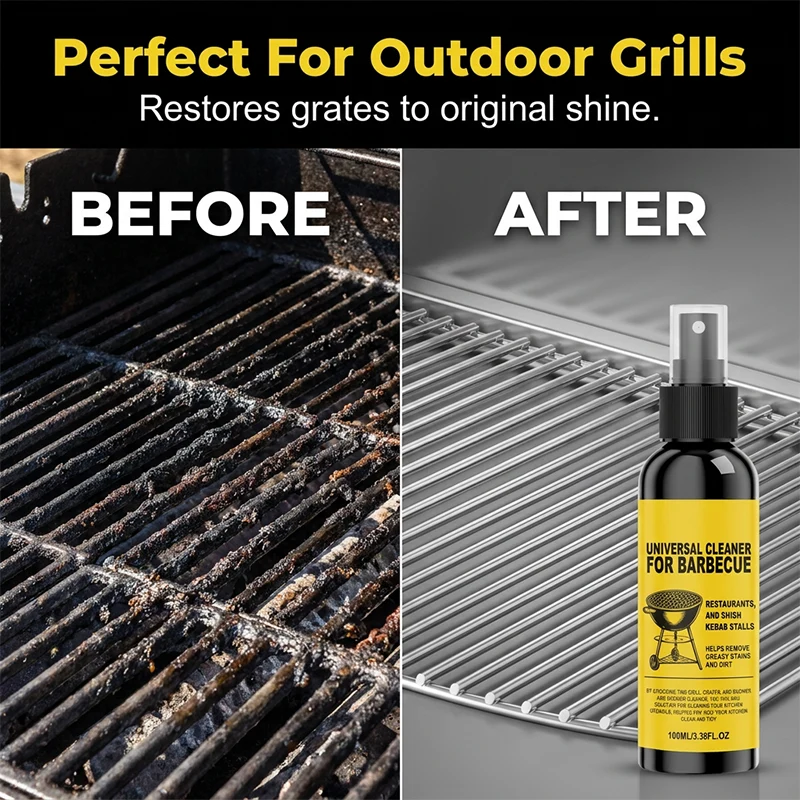 Universal BBQ Cleaner for Greasy Grills- BUY 1 GET 1 FREE