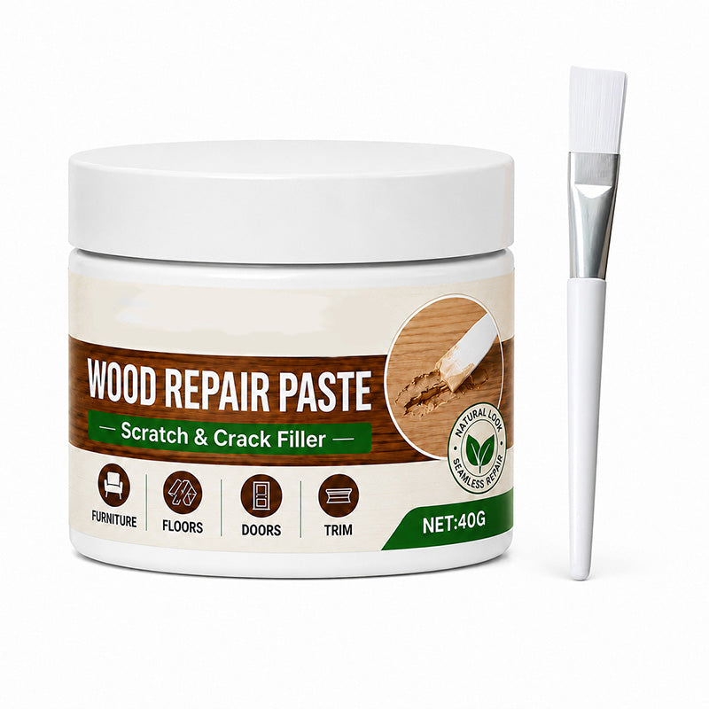 Wood Repair Paste for Furniture and Floor - Complimentary Tools