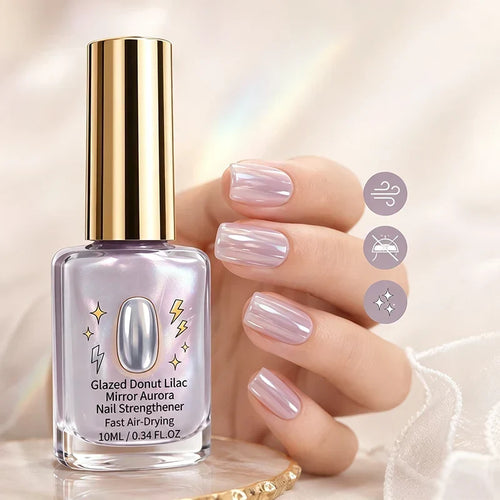 Lilac Glossy Mirror Nail Strengthener